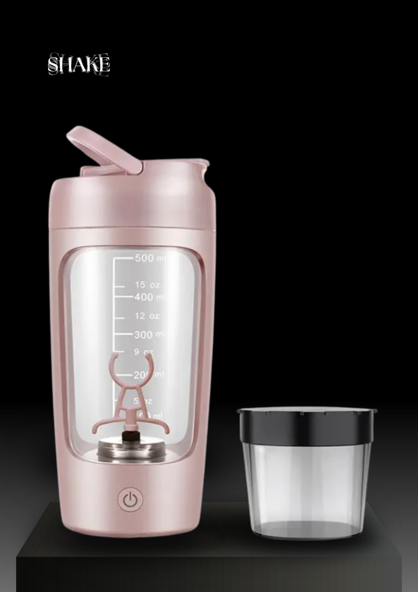 Shaker électrique - Rose