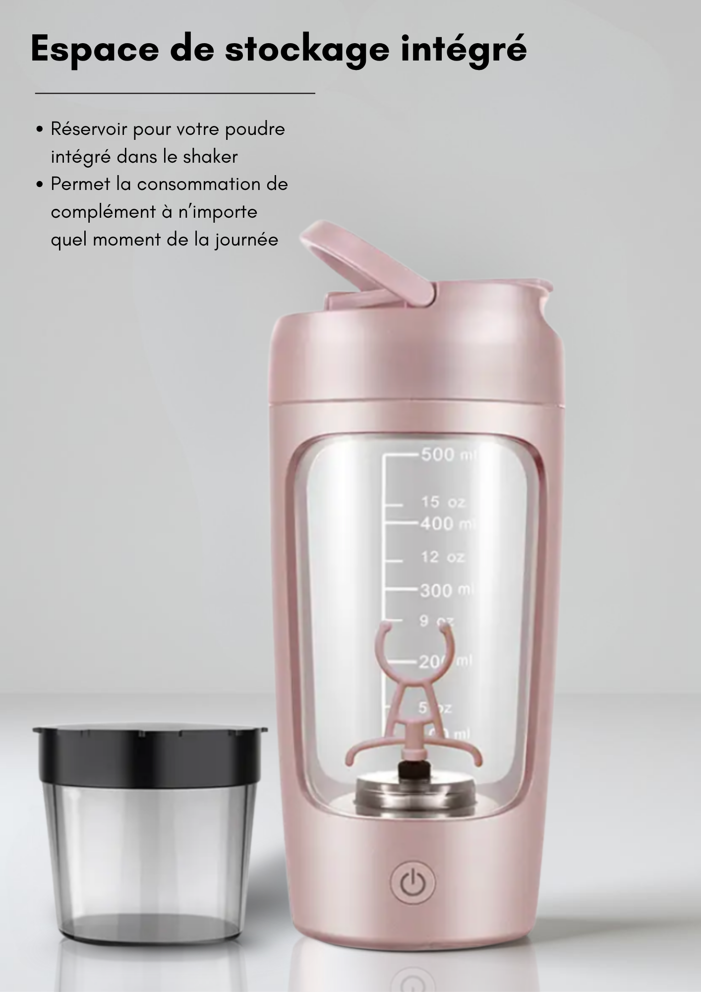 Shaker électrique - Rose