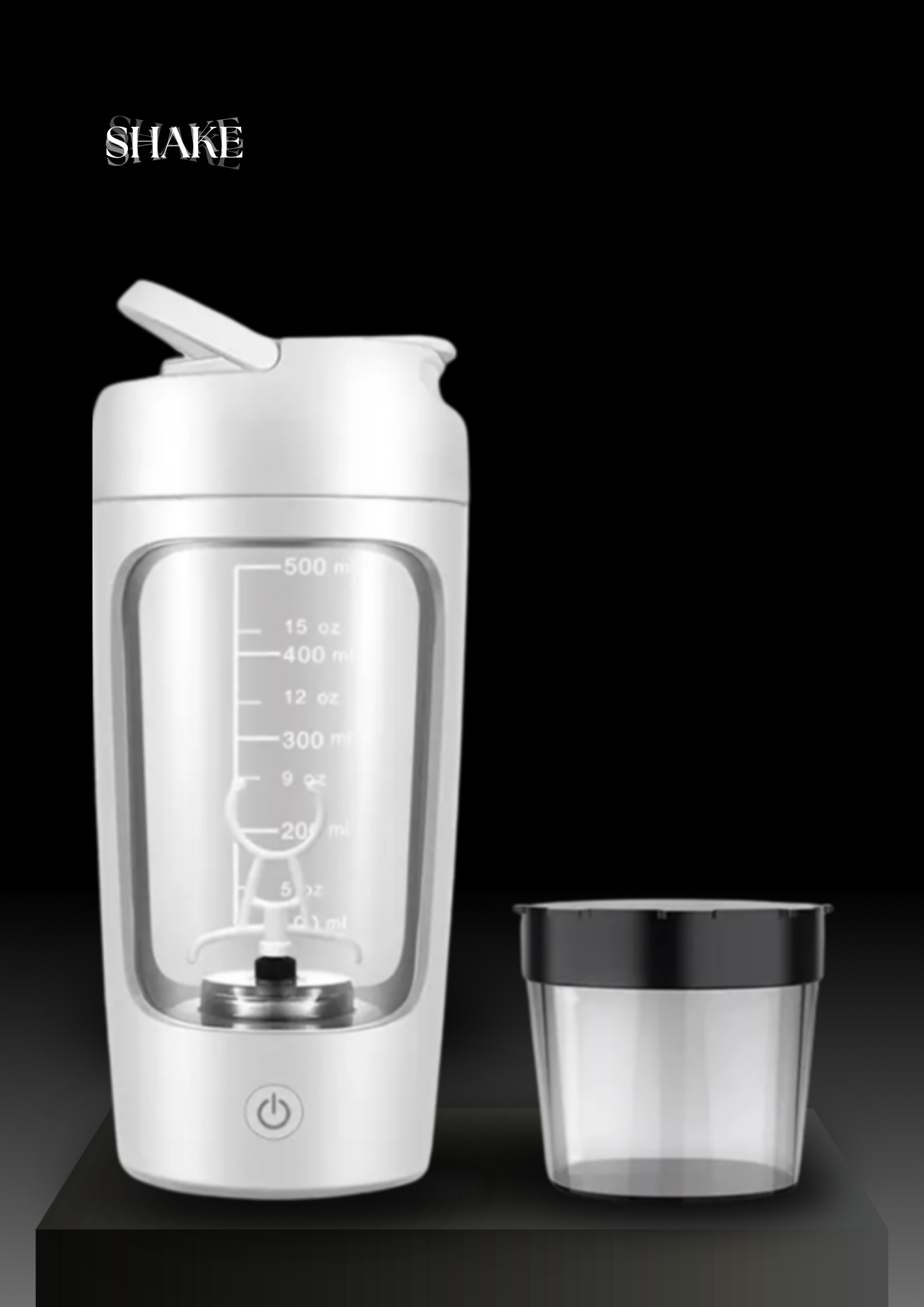 Shaker électrique - Blanc
